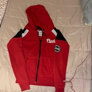 RED VS PINK HOODIE